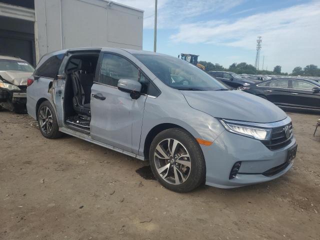 5FNRL6H80RB003538 - 2024 HONDA ODYSSEY TOURING GRAY photo 4