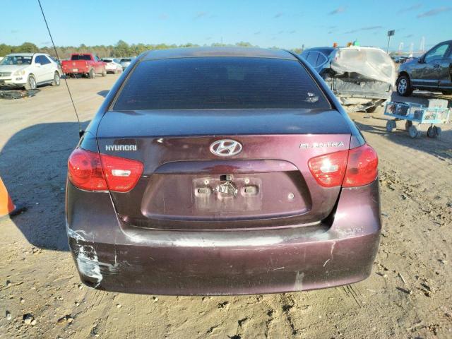 KMHDU46D27U048881 - 2007 HYUNDAI ELANTRA GLS BURGUNDY photo 6