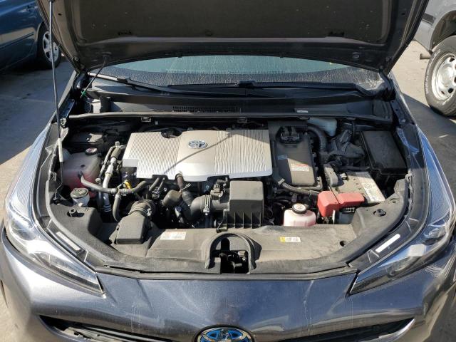 JTDL9RFU3L3019338 - 2020 TOYOTA PRIUS LE GRAY photo 11