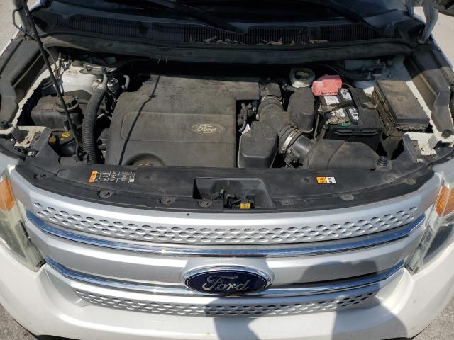 1FM5K7D84FGA86806 - 2015 FORD EXPLORER XLT WHITE photo 12