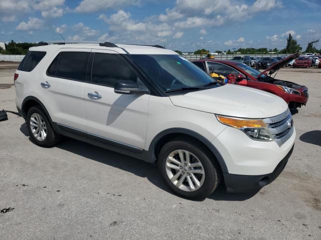 1FM5K7D84FGA86806 - 2015 FORD EXPLORER XLT WHITE photo 4