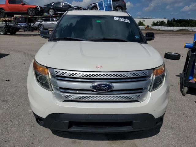 1FM5K7D84FGA86806 - 2015 FORD EXPLORER XLT WHITE photo 5