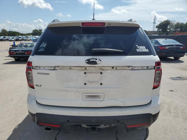 1FM5K7D84FGA86806 - 2015 FORD EXPLORER XLT WHITE photo 6
