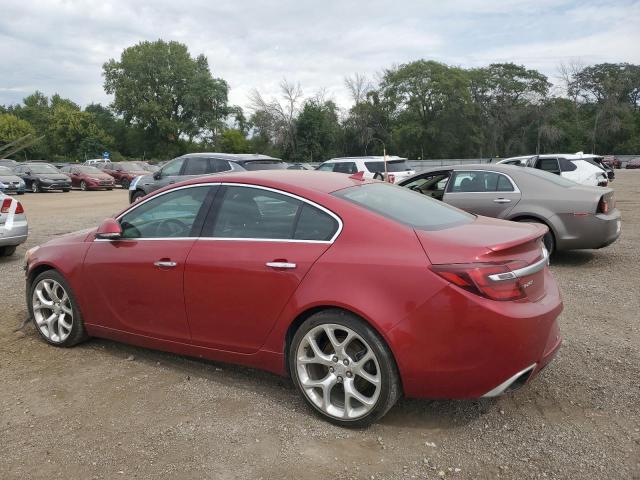 2G4GT5GX1E9221847 - 2014 BUICK REGAL GS RED photo 2