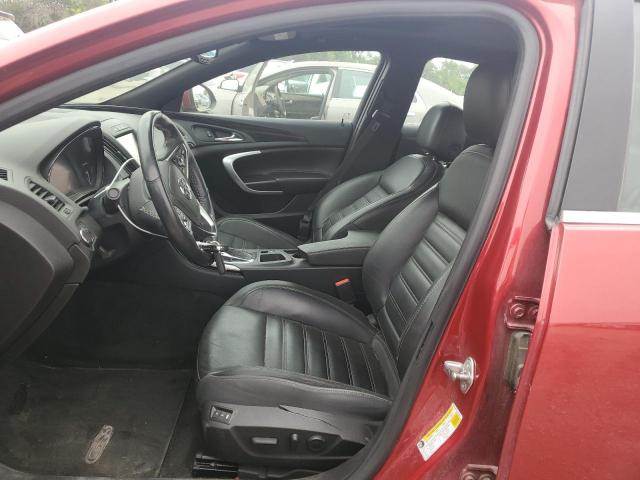 2G4GT5GX1E9221847 - 2014 BUICK REGAL GS RED photo 7