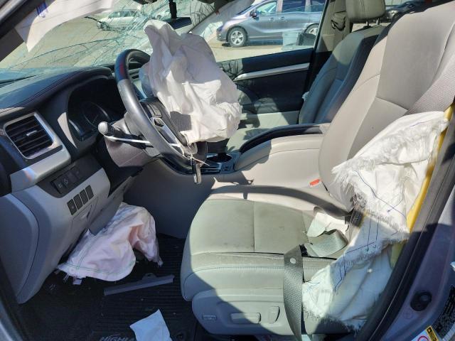 5TDJZRFH8JS895196 - 2018 TOYOTA HIGHLANDER SE ვერცხლისფერი ფოტო 7