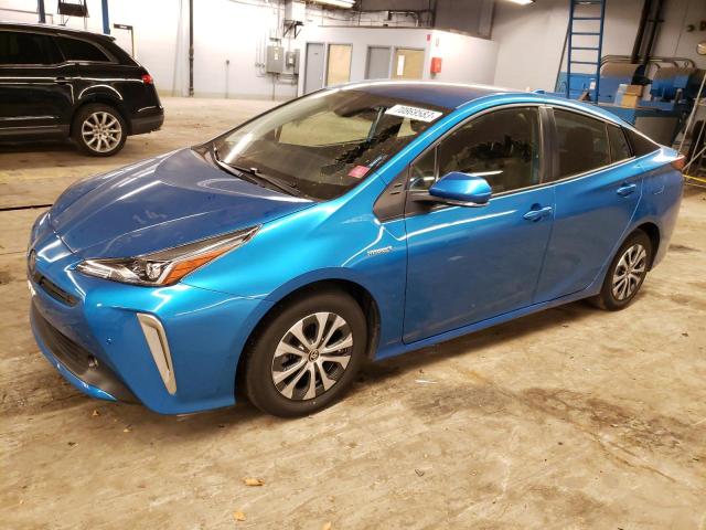 JTDL9MFU3M3029498 - 2021 TOYOTA PRIUS LE BLUE photo 1