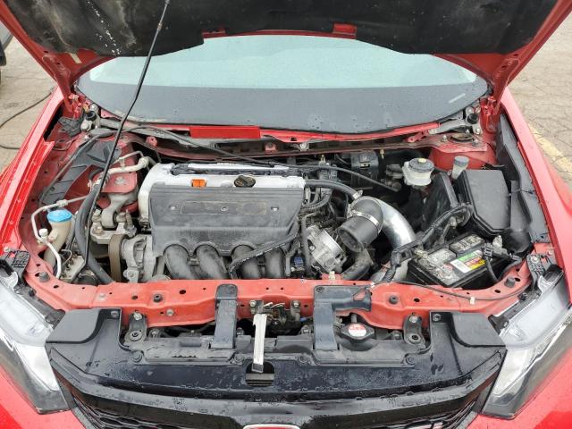 2HGFB6E50CH702414 - 2012 HONDA CIVIC SI RED photo 11
