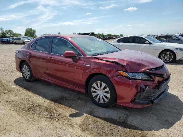 4T1C31AKXMU032183 - 2021 TOYOTA CAMRY LE RED photo 4