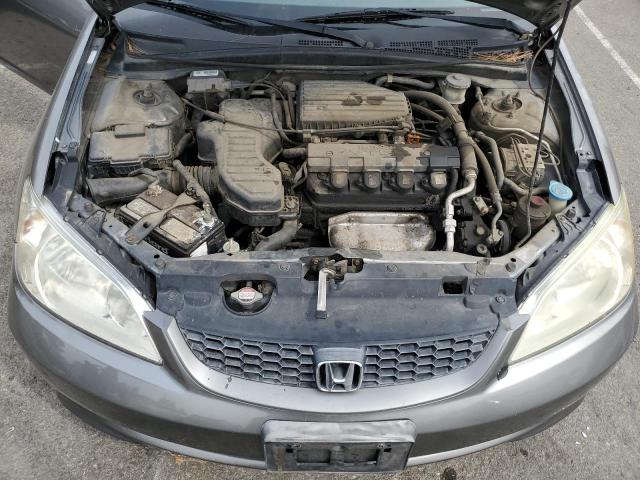1HGEM22035L014100 - 2005 HONDA CIVIC EX SILVER photo 11