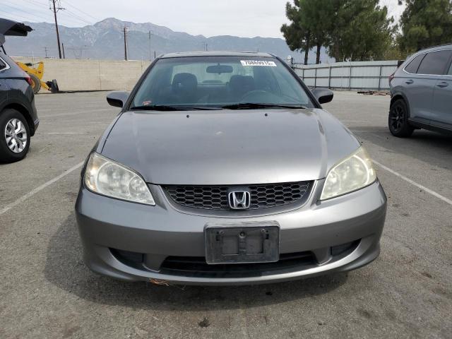 1HGEM22035L014100 - 2005 HONDA CIVIC EX SILVER photo 5