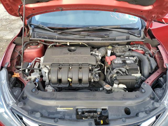 3N1AB7APXJY263478 - 2018 NISSAN SENTRA S 栗色 照片 11