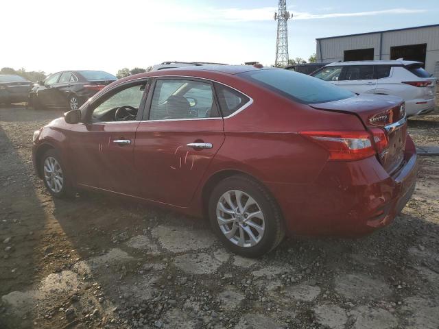 3N1AB7APXJY263478 - 2018 NISSAN SENTRA S 栗色 照片 2