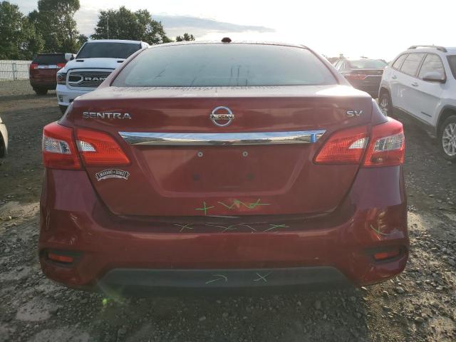 3N1AB7APXJY263478 - 2018 NISSAN SENTRA S 栗色 照片 6