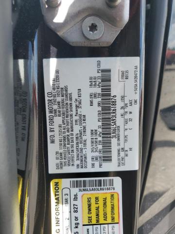 3LN6L5A93LR618876 - 2020 LINCOLN MKZ 黑色 照片 12