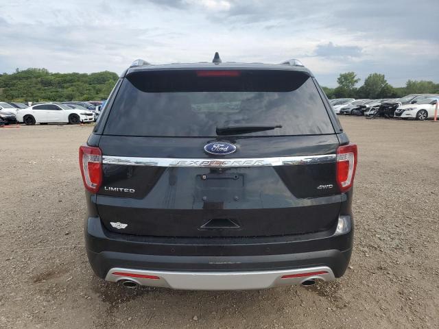 1FM5K8F85GGB98048 - 2016 FORD EXPLORER LIMITED BLACK photo 6