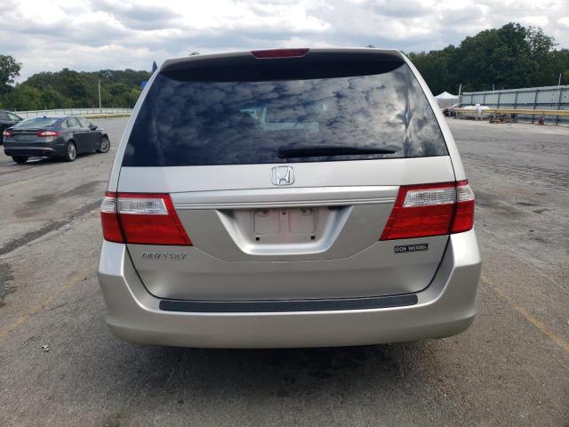 5FNRL38766B078259 - 2006 HONDA ODYSSEY EXL SILVER photo 6