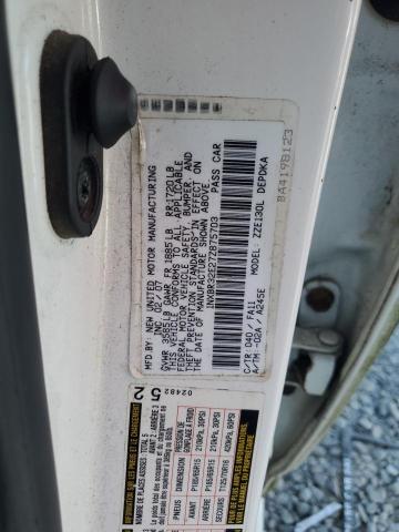 1NXBR32E27Z875703 - 2007 TOYOTA COROLLA CE أبيض صورة 12