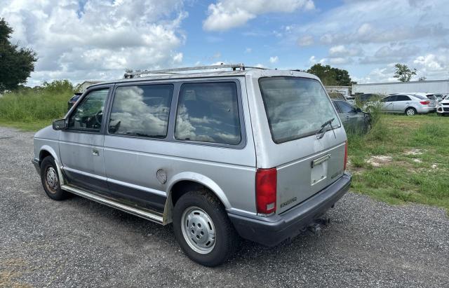 2P4FH5534LR684043 - 1990 PLYMOUTH VOYAGER LE SILVER photo 3