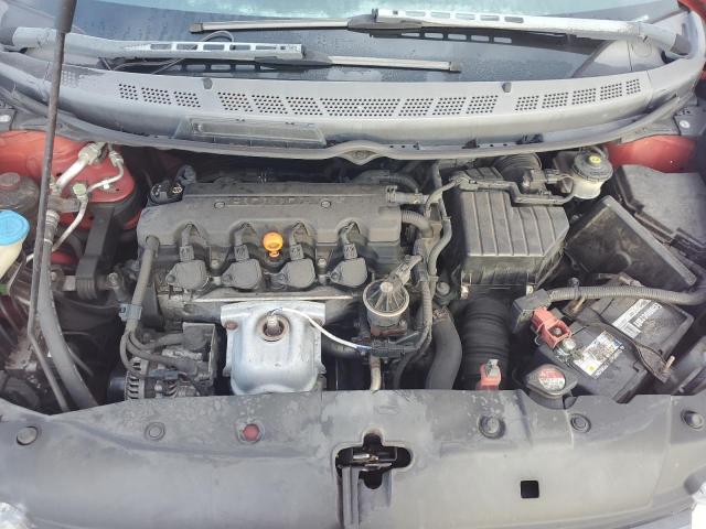 2HGFG12888H520308 - 2008 HONDA CIVIC EX RED photo 11
