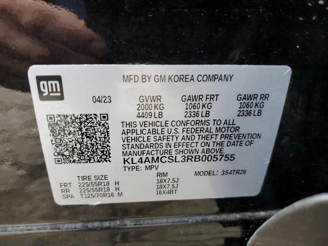 KL4AMCSL3RB005755 - 2024 BUICK ENCORE GX PREFERRED BLACK photo 13