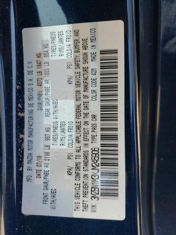 3MZBN1M3XJM245906 - 2018 MAZDA 3 GRAND TOURING أزرق صورة 12