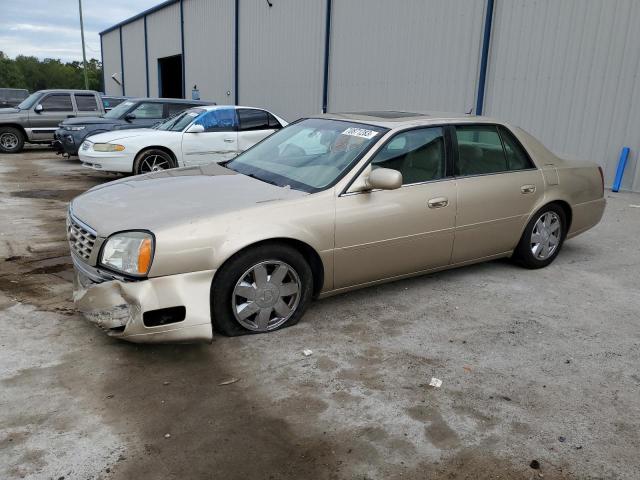 1G6KF57945U209608 - 2005 CADILLAC DEVILLE DTS TAN photo 1