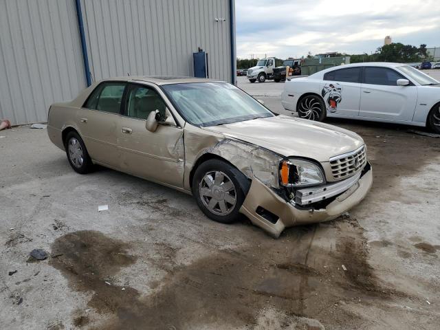 1G6KF57945U209608 - 2005 CADILLAC DEVILLE DTS TAN photo 4