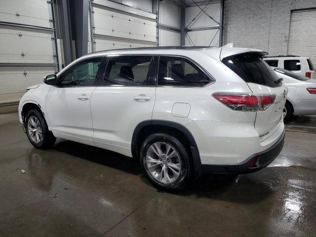5TDJKRFH4FS138307 - 2015 TOYOTA HIGHLANDER XLE 白色 照片 2