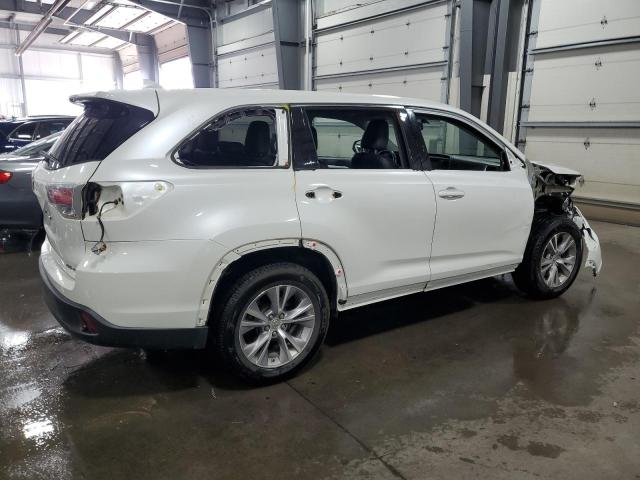 5TDJKRFH4FS138307 - 2015 TOYOTA HIGHLANDER XLE 白色 照片 3