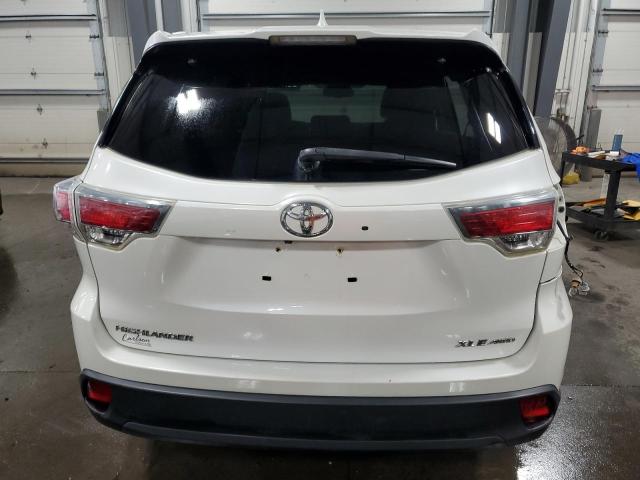 5TDJKRFH4FS138307 - 2015 TOYOTA HIGHLANDER XLE 白色 照片 6