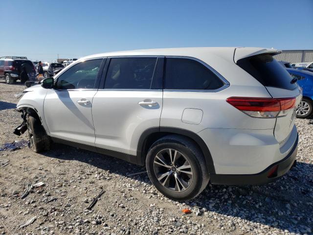 5TDZZRFH5KS302124 - 2019 TOYOTA HIGHLANDER LE WHITE photo 2