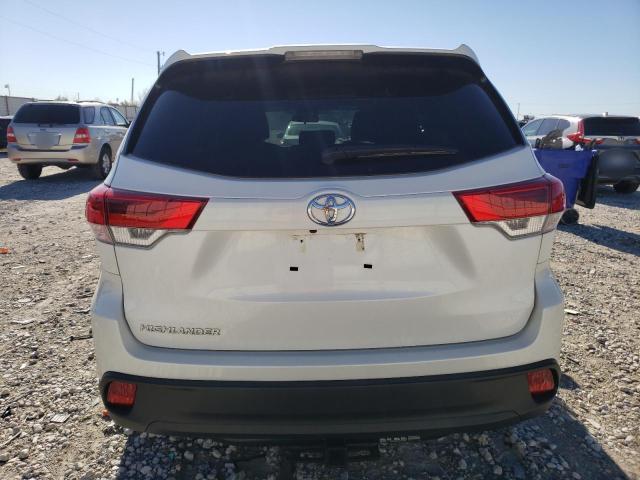 5TDZZRFH5KS302124 - 2019 TOYOTA HIGHLANDER LE WHITE photo 6