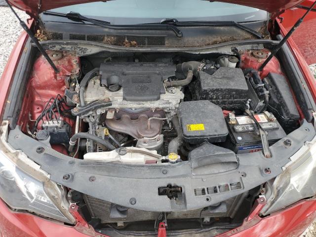 4T1BF1FK8CU616687 - 2012 TOYOTA CAMRY BASE RED photo 11