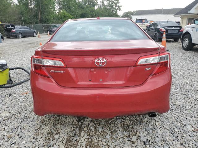 4T1BF1FK8CU616687 - 2012 TOYOTA CAMRY BASE RED photo 6