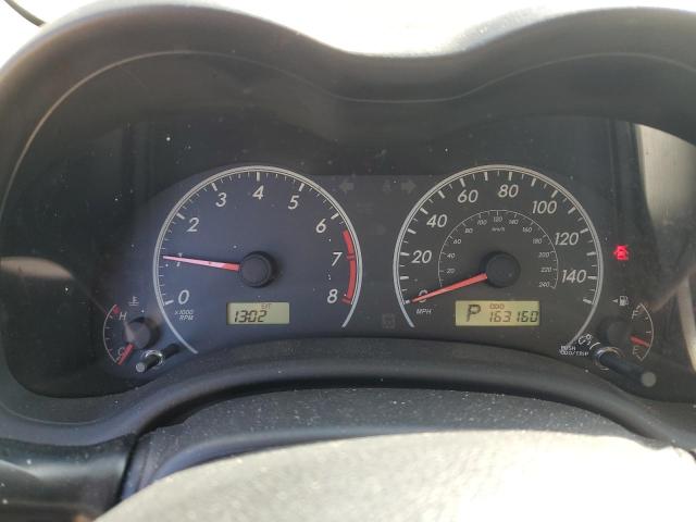 JTDBU4EEXB9161592 - 2011 TOYOTA COROLLA BASE 银色 照片 9