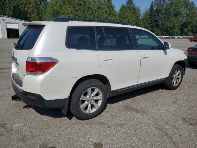 5TDBK3EH9CS166893 - 2012 TOYOTA HIGHLANDER BASE Blanc photo 3