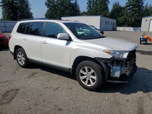 5TDBK3EH9CS166893 - 2012 TOYOTA HIGHLANDER BASE Blanc photo 4