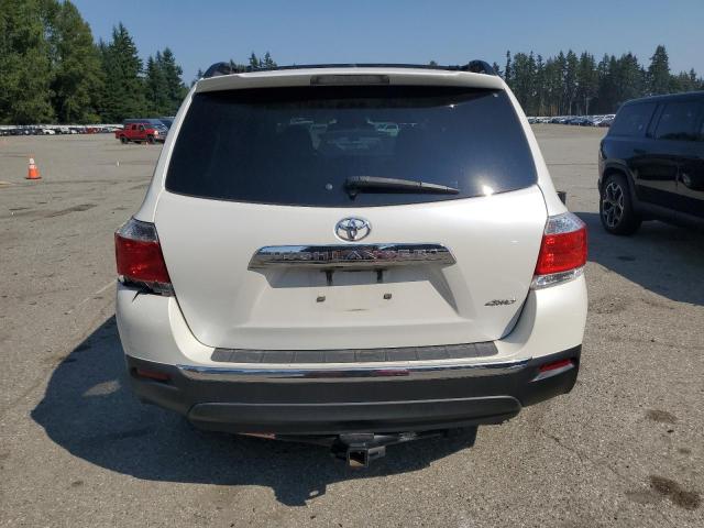 5TDBK3EH9CS166893 - 2012 TOYOTA HIGHLANDER BASE Blanc photo 6