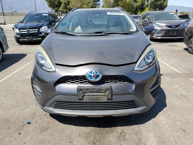 JTDKDTB30J1618551 - 2018 TOYOTA PRIUS C CHARCOAL photo 5