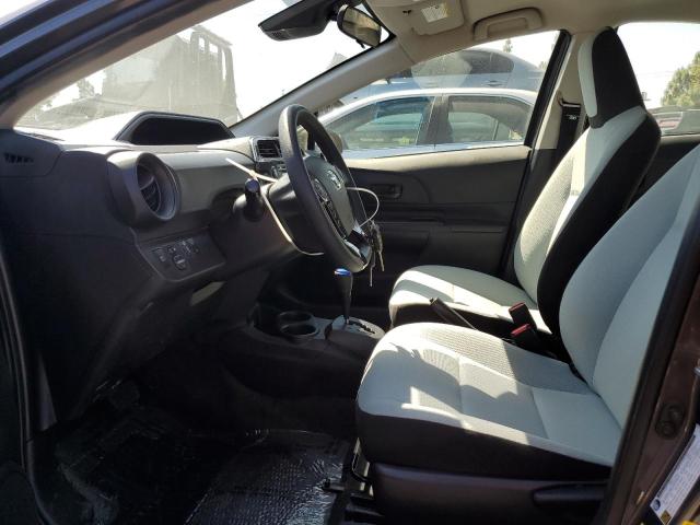 JTDKDTB30J1618551 - 2018 TOYOTA PRIUS C CHARCOAL photo 7