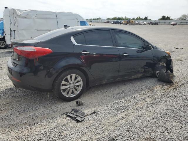 KNAFX4A85F5283375 - 2015 KIA FORTE EX BLACK photo 3