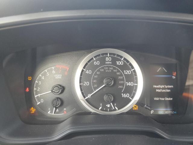 JTDEPMAE2MJ163798 - 2021 TOYOTA COROLLA LE SILVER photo 9