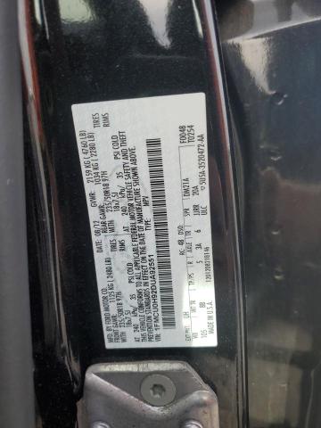 1FMCU0H92DUA92551 - 2013 FORD ESCAPE SEL BLACK photo 14