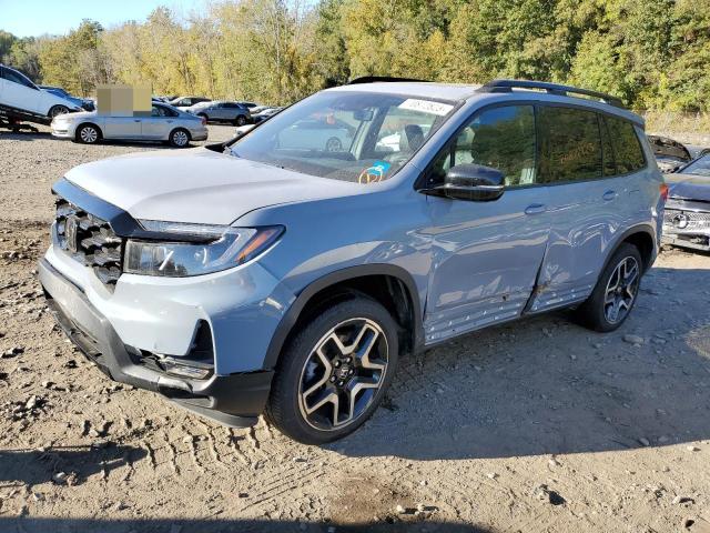 5FNYF8H07NB002325 - 2022 HONDA PASSPORT ELITE GRAY photo 1