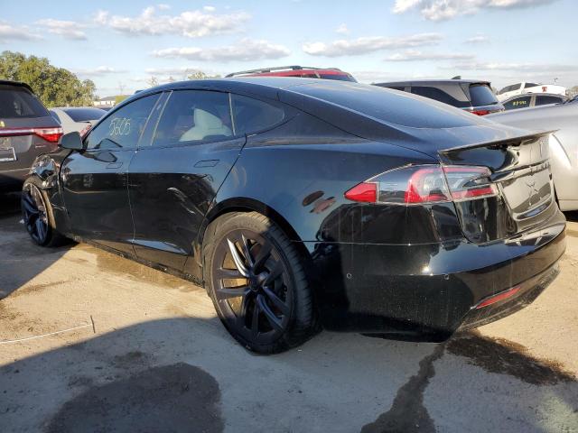 5YJSA1E61NF460169 - 2022 TESLA MODEL S Սև լուսանկար 2