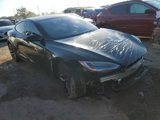 5YJSA1E61NF460169 - 2022 TESLA MODEL S Սև լուսանկար 4