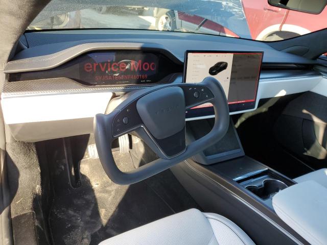 5YJSA1E61NF460169 - 2022 TESLA MODEL S Սև լուսանկար 8