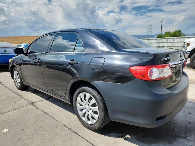 2T1BU4EE7DC111360 - 2013 TOYOTA COROLLA BASE BLACK photo 2