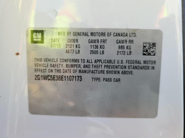 2G1WC5E38E1107173 - 2014 CHEVROLET IMPALA LIM LTZ WHITE photo 12